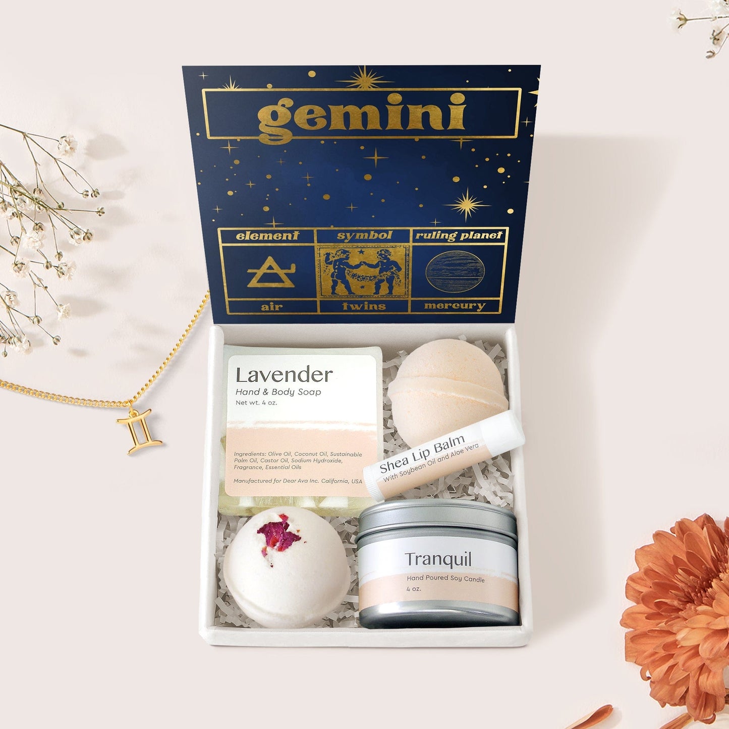 Gemini Zodiac Gift Box Set