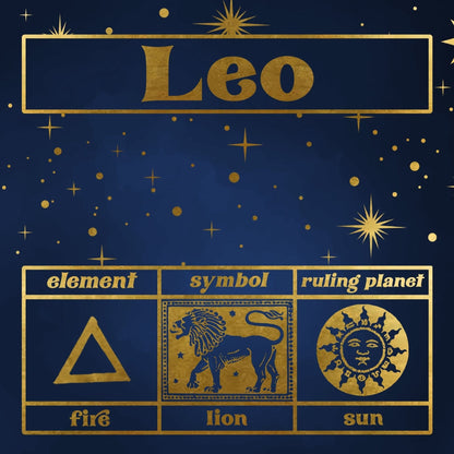 Leo Zodiac Gift Box Set