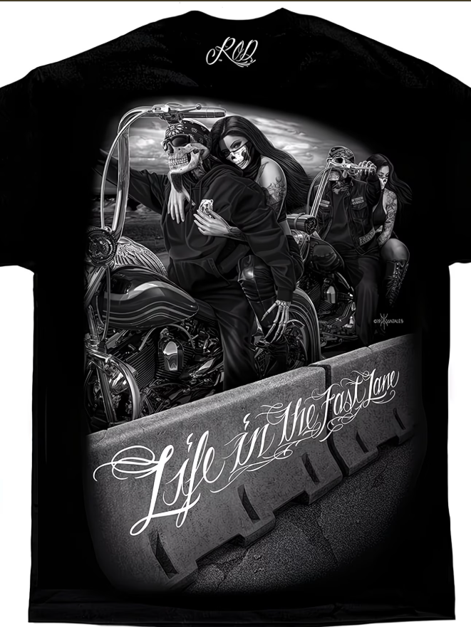Ride Of Die Life In The Fast Lane T-Shirt