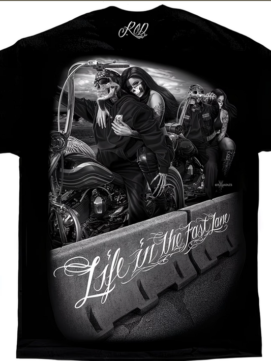Ride Of Die Life In The Fast Lane T-Shirt
