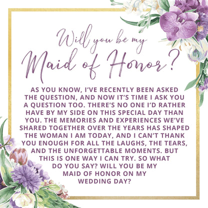 Maid of Honor Spa Gift Box