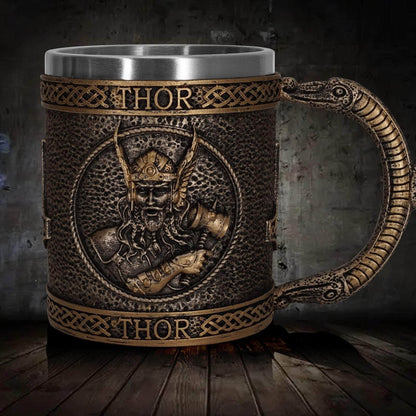 Viking Nordic Thor Stainless Steel Mug