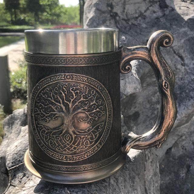 Viking Yggdrasil Tree of Life Tankard Mug - Bundles