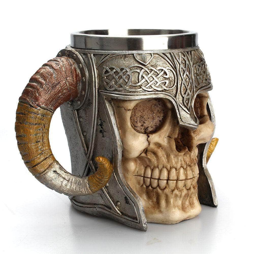 Vikings Goat Horns Stainless Steel Mug - Bundles