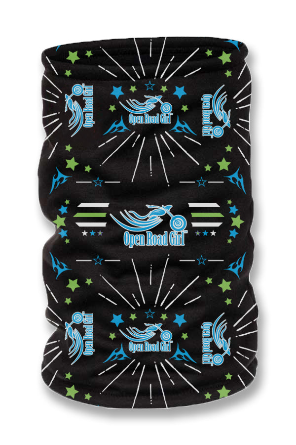Star Open Road Girl Neck Gaiter 4 Colors
