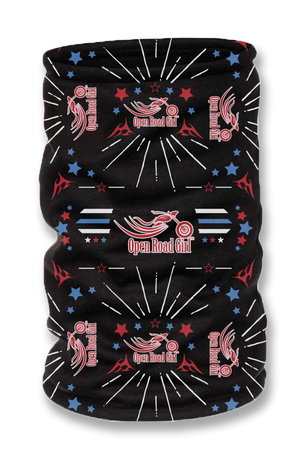 Star Open Road Girl Neck Gaiter 4 Colors