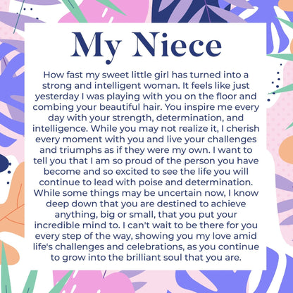 Niece Pearl Necklace Gift Box Set