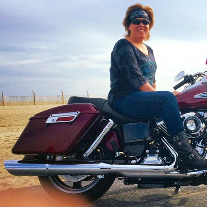 Tie-back Stretchy Rhinestone Bandana X Design, 3 Colors