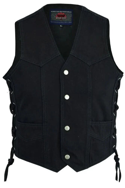 Kid's Denim Side Lace Vest