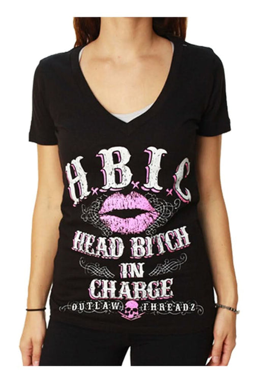 Women's HBIC V-Neck T-Shirt