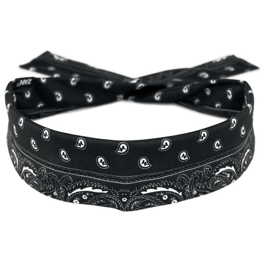 DP11 Cooldanna® Polyester, Black Paisley