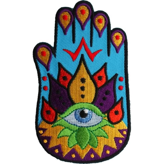 P673 Spiritual Hand Iron on Patch
