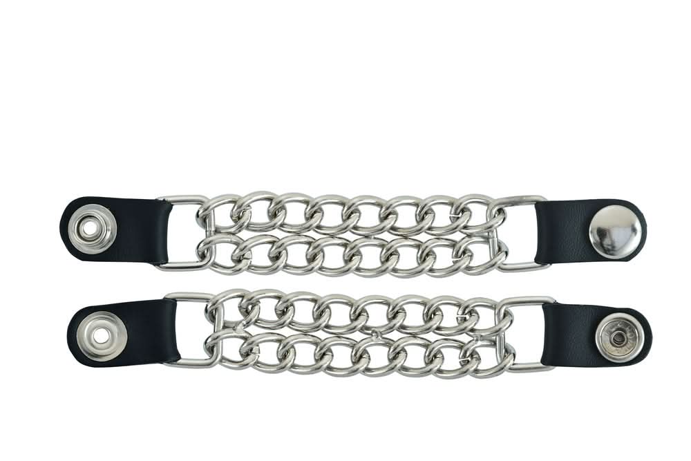 PKV1S Vest Extender - Plain Silver Snap