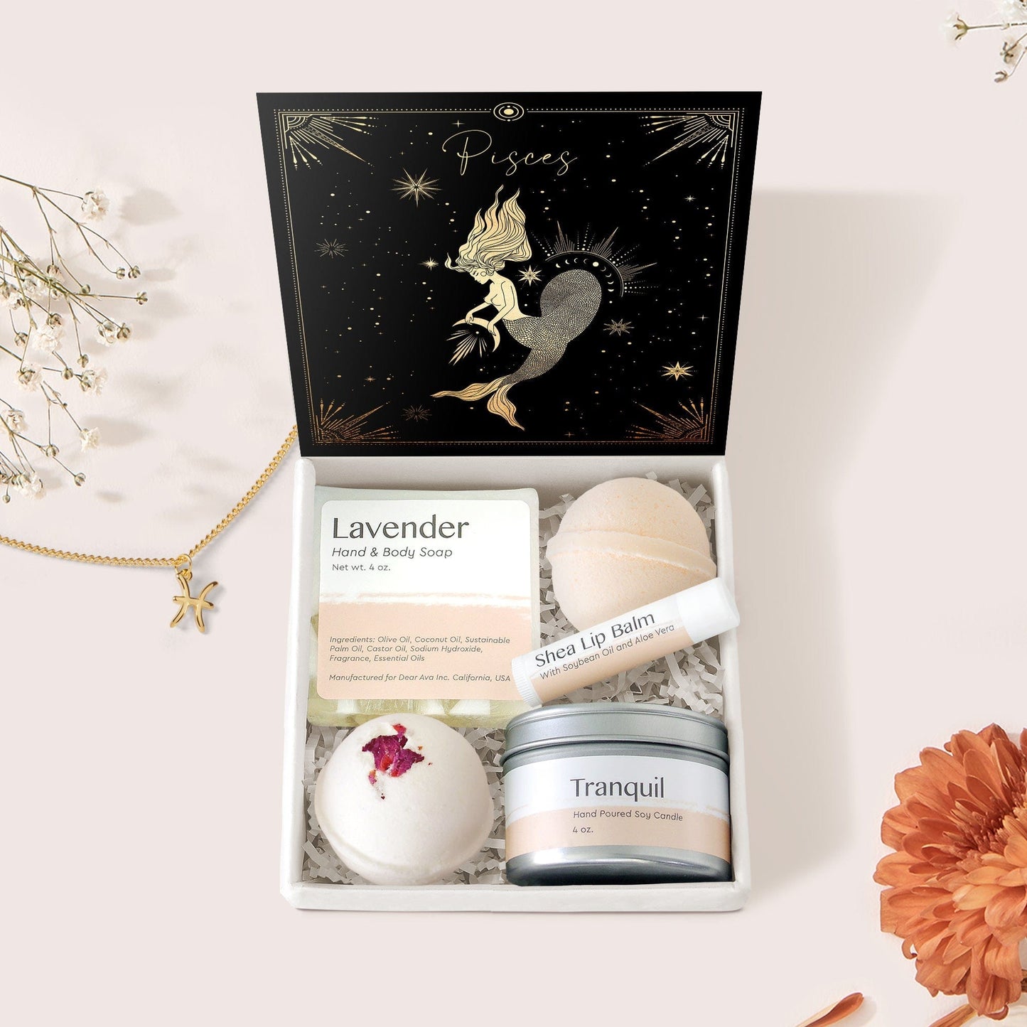 Pisces Deity Zodiac Gift Box Set