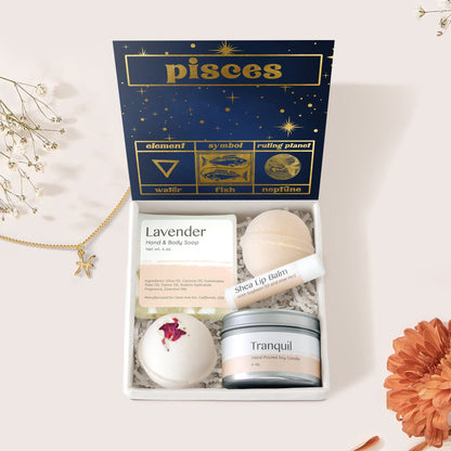 Pisces Zodiac Gift Box Set