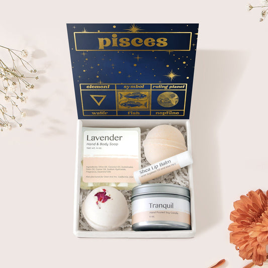 Pisces Zodiac Gift Box Set