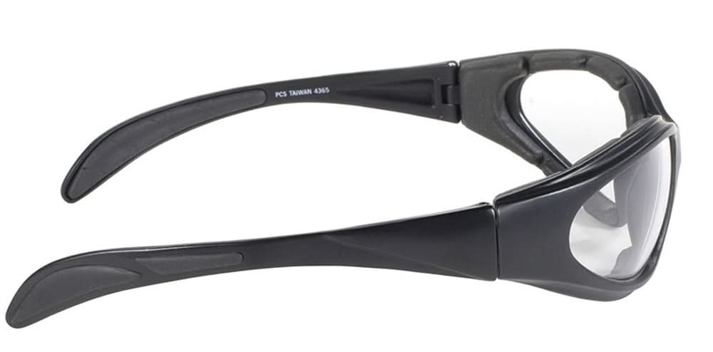 4365 Chopper Black Frame Clear Lens
