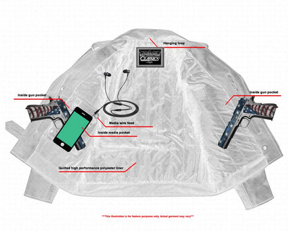 Super Arnold Men's Black Leather Jacket – Retro Design