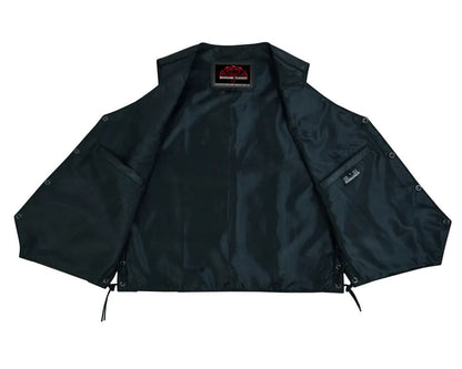 Men's Side Lace Economy Vest - Black