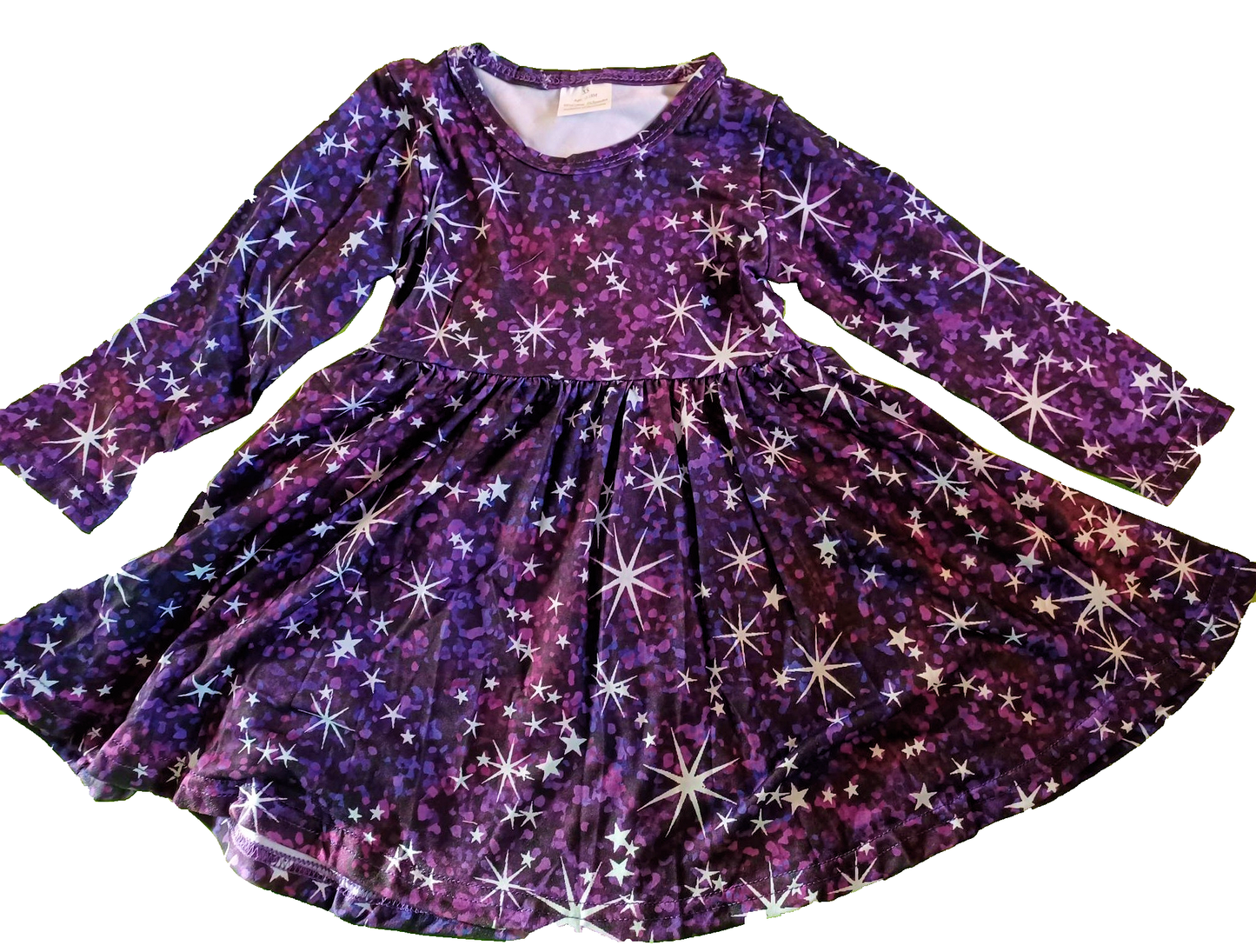 Purple Star Galaxy Dress