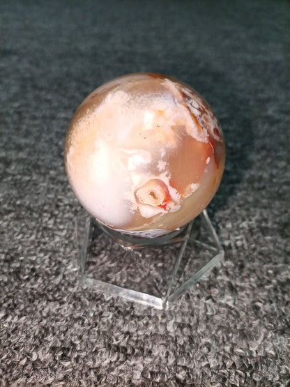 Flower Agate Sphere