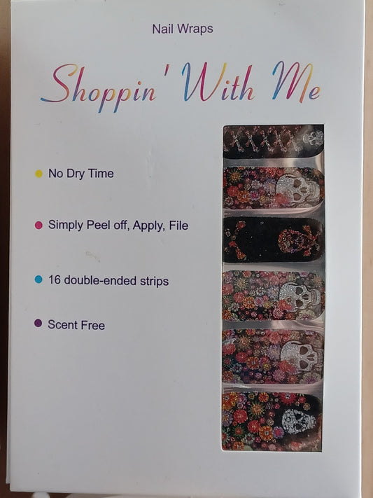 Sugar Skulls Nail Wraps