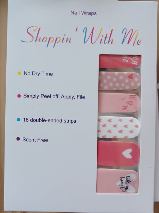 Take My Heart Nail Wraps