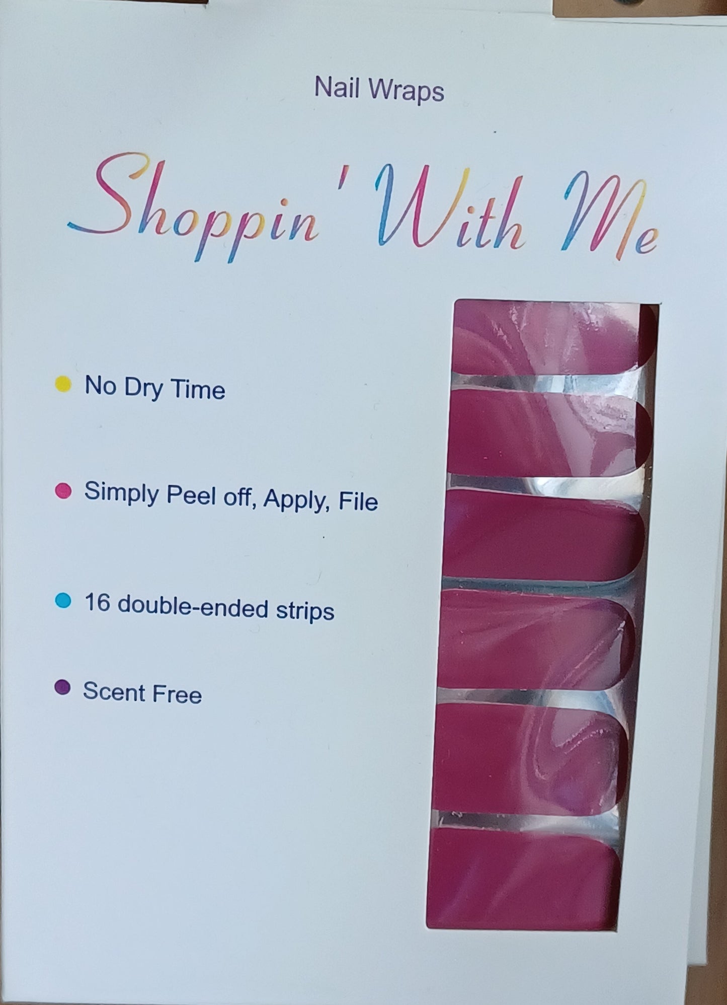 Bright Berry Nail Wraps