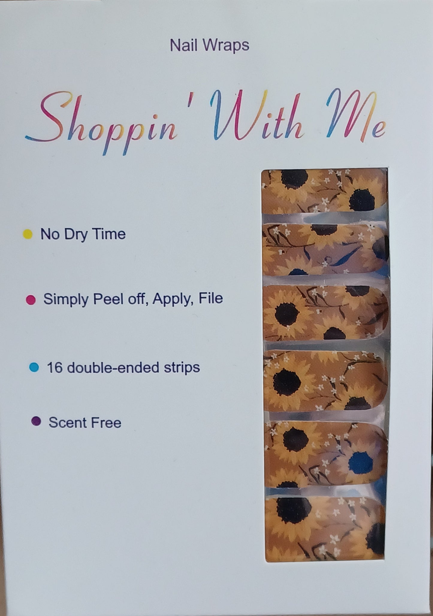Sunflower Nail Wraps