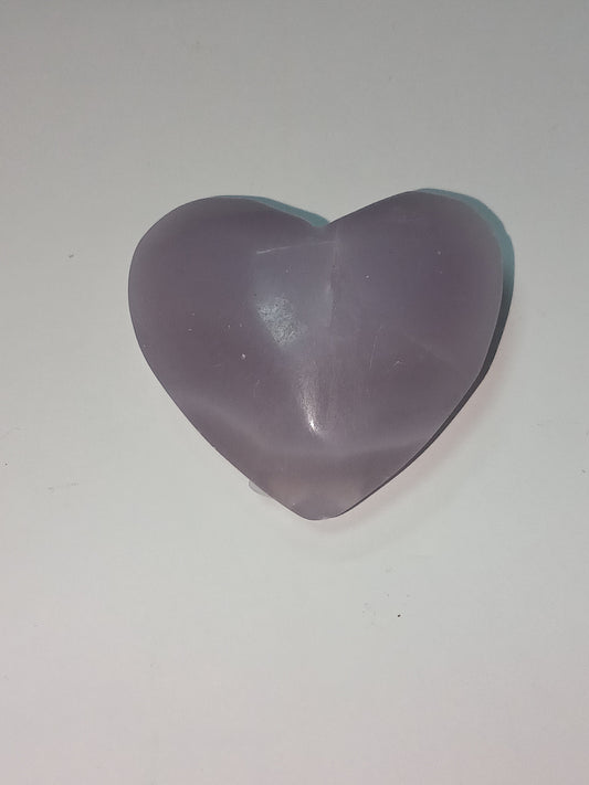 Blue Chalcedony Heart
