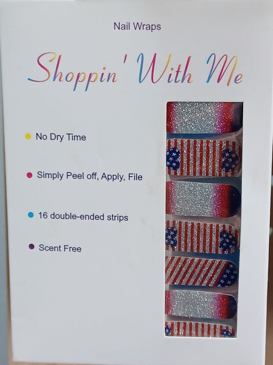 Patriotic Nail Wraps