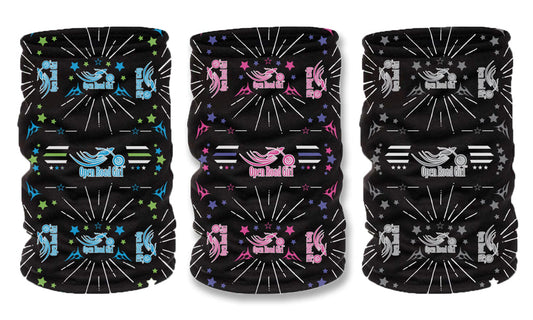 Star Open Road Girl Neck Gaiter 4 Colors