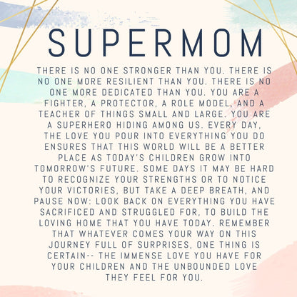 Single Mom Pearl Necklace Gift Box Set