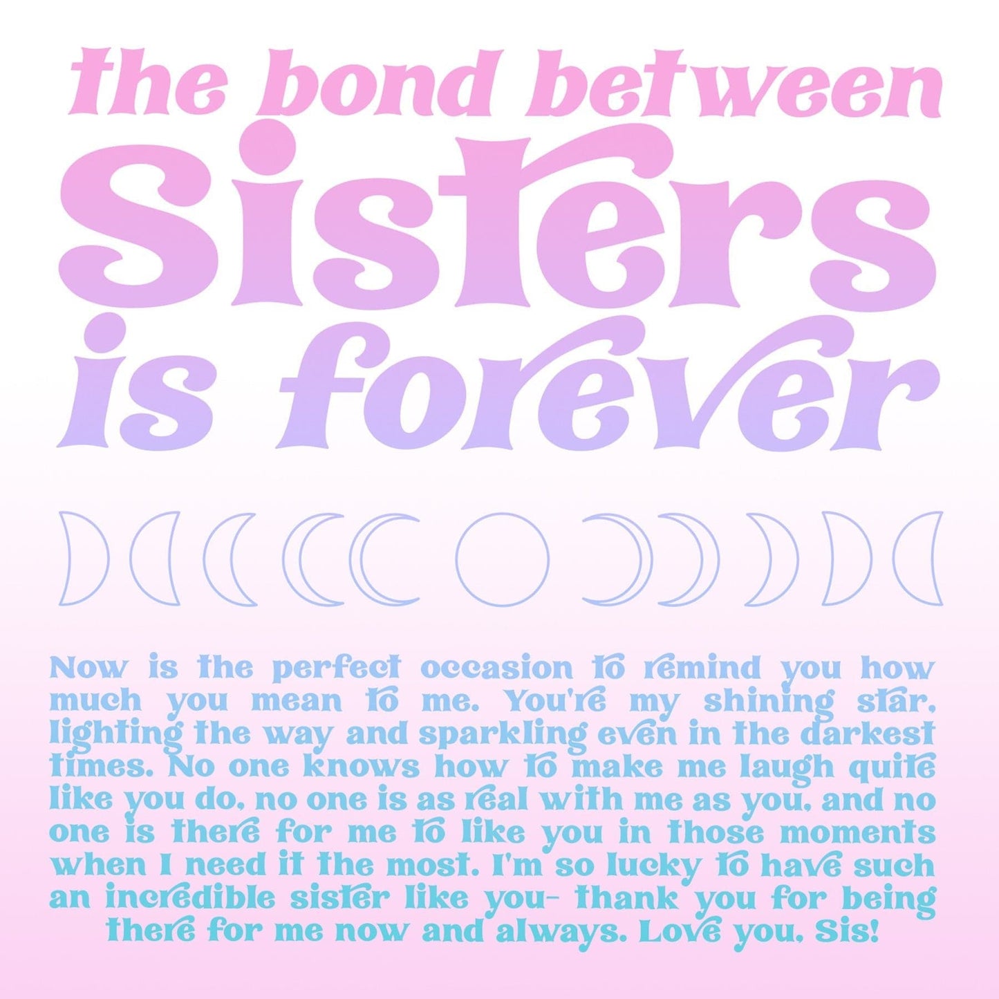 Sisters DoubleCircleNecklace Gift Box Set