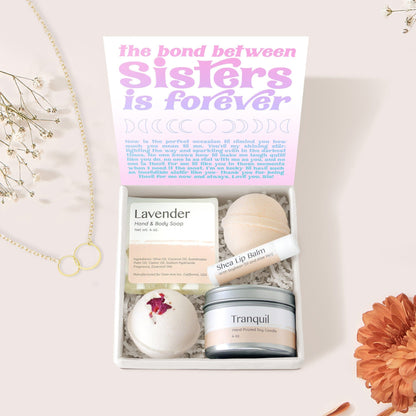 Sisters DoubleCircleNecklace Gift Box Set