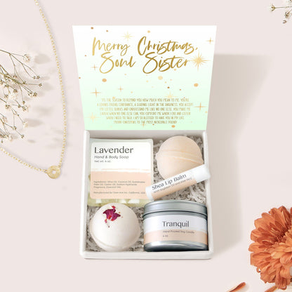 Soul Sisters Christmas Compass Necklace Gift Box Set