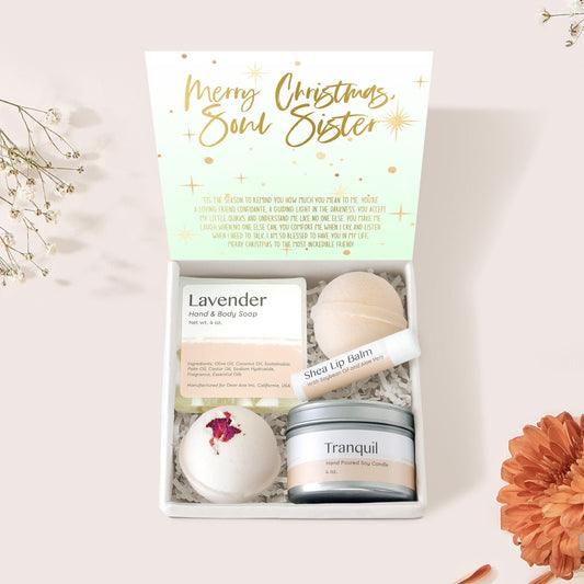 Soul Sisters Christmas Compass Necklace Gift Box Set