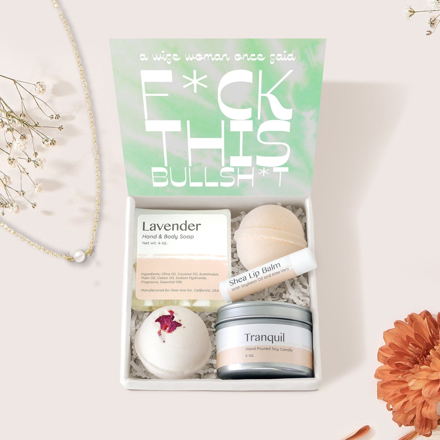 Sympathy Pearl Necklace Gift Box Set