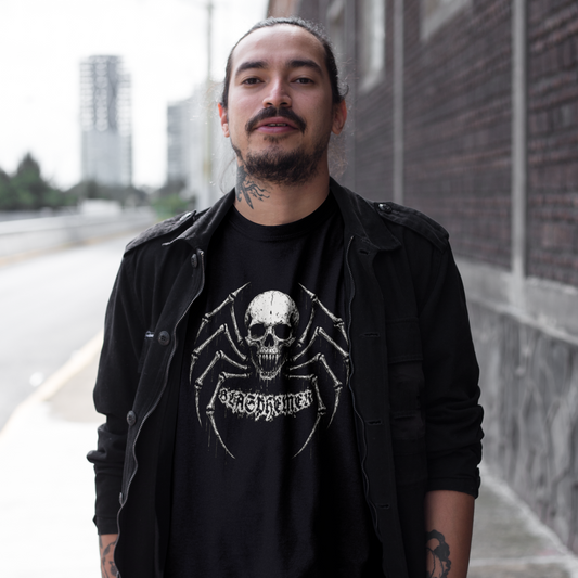 Blasphemer Skull Spider 444 Unisex T-Shirt