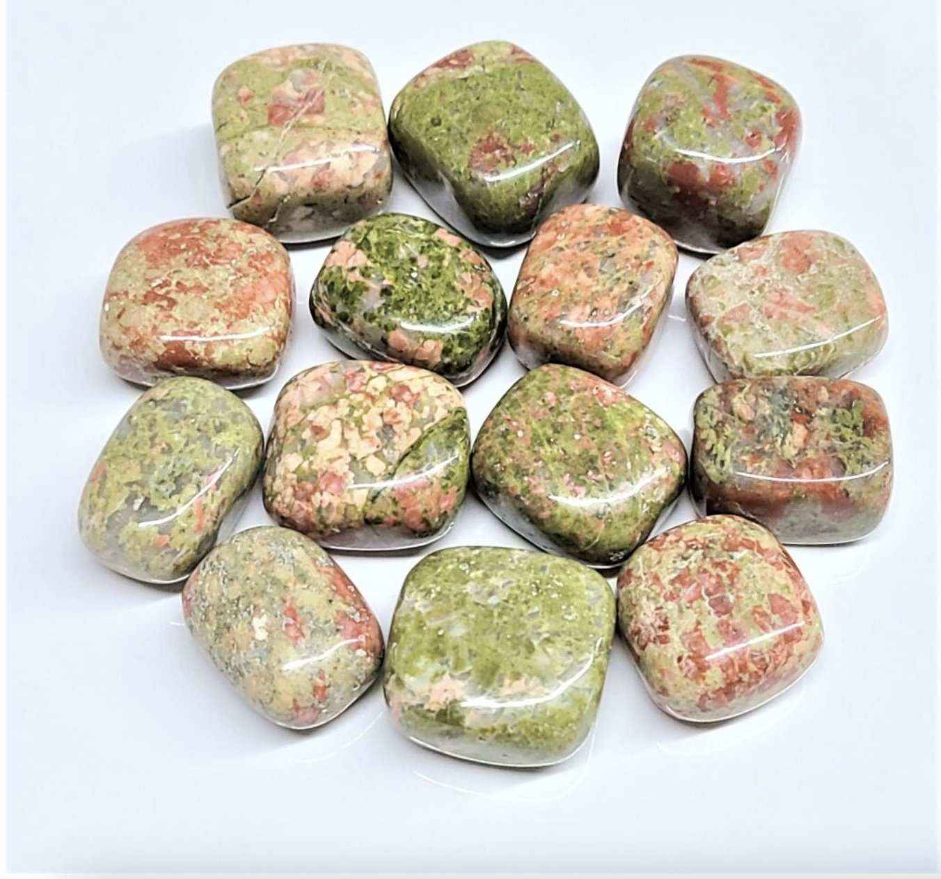 Unakite Tumbled Pocket Stone