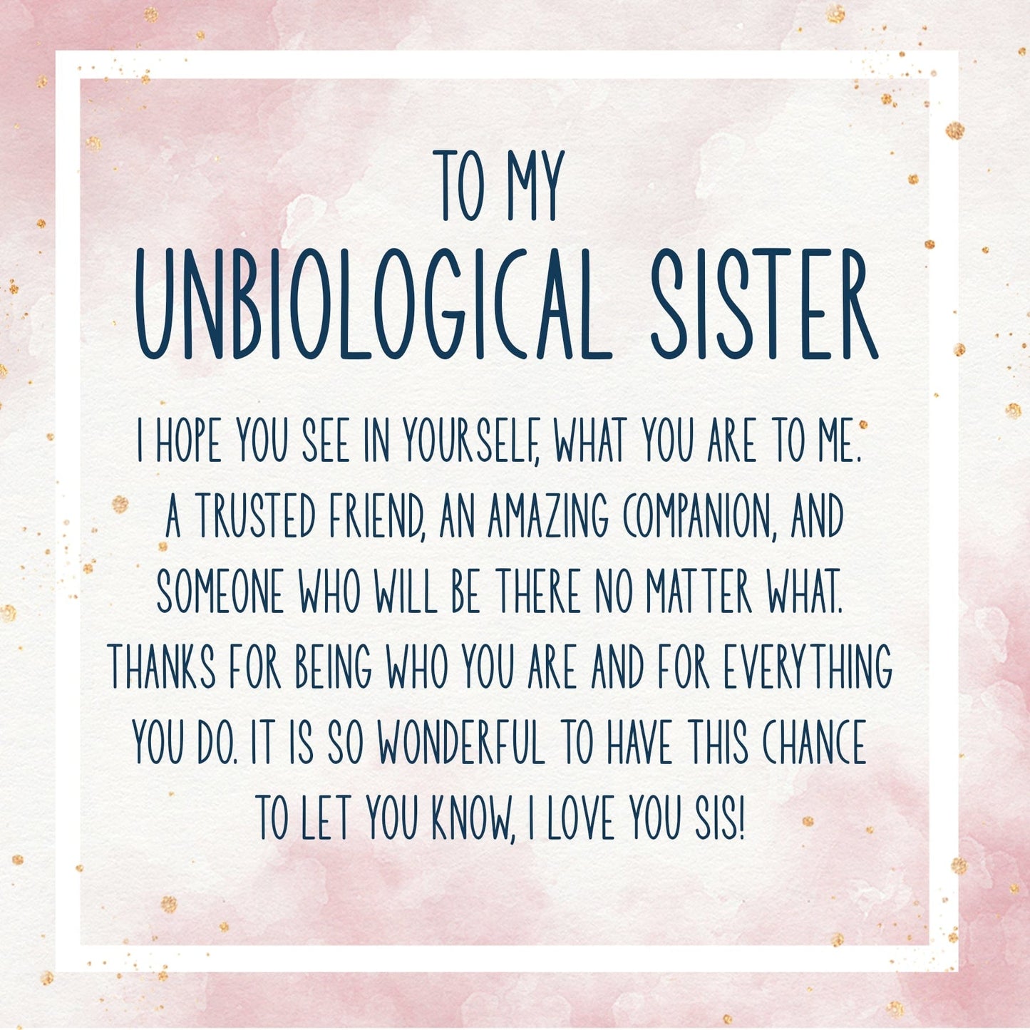 Unbiological Sisters Double Circle Necklace Spa Gift Box Set