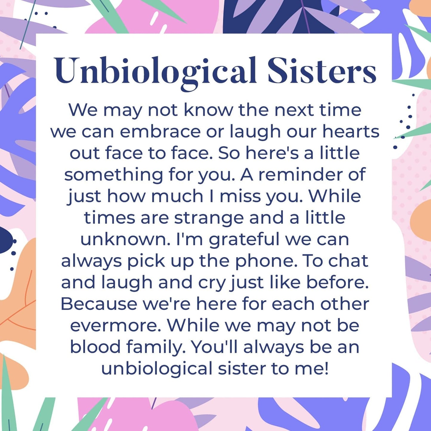 Unbiological Sisters Pearl Necklace Gift Box Set