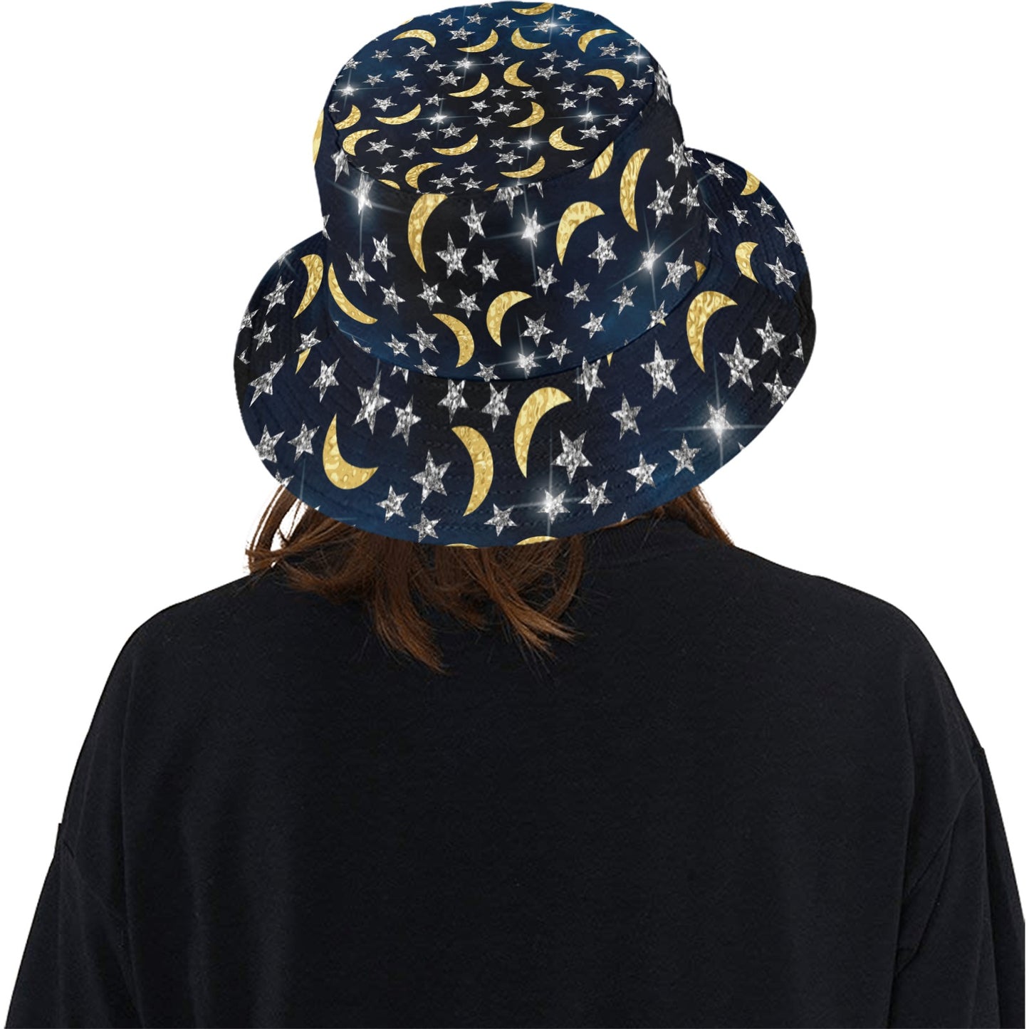 Moon and Stars Summer Bucket Hat