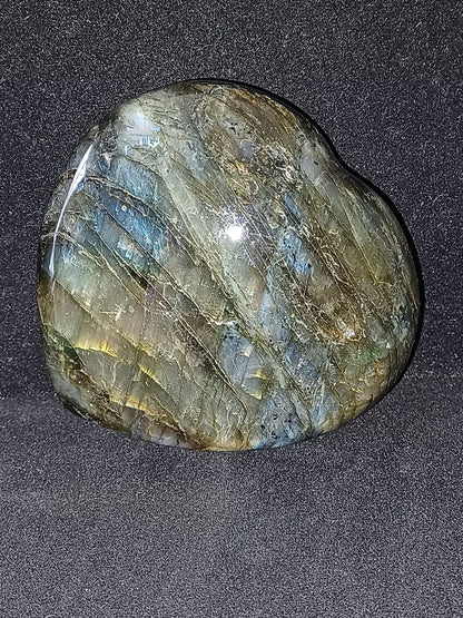 Labradorite Heart - Large #2