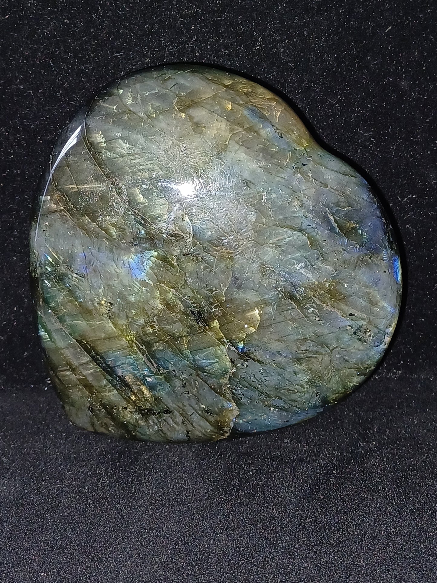 Labradorite Heart - Large #2