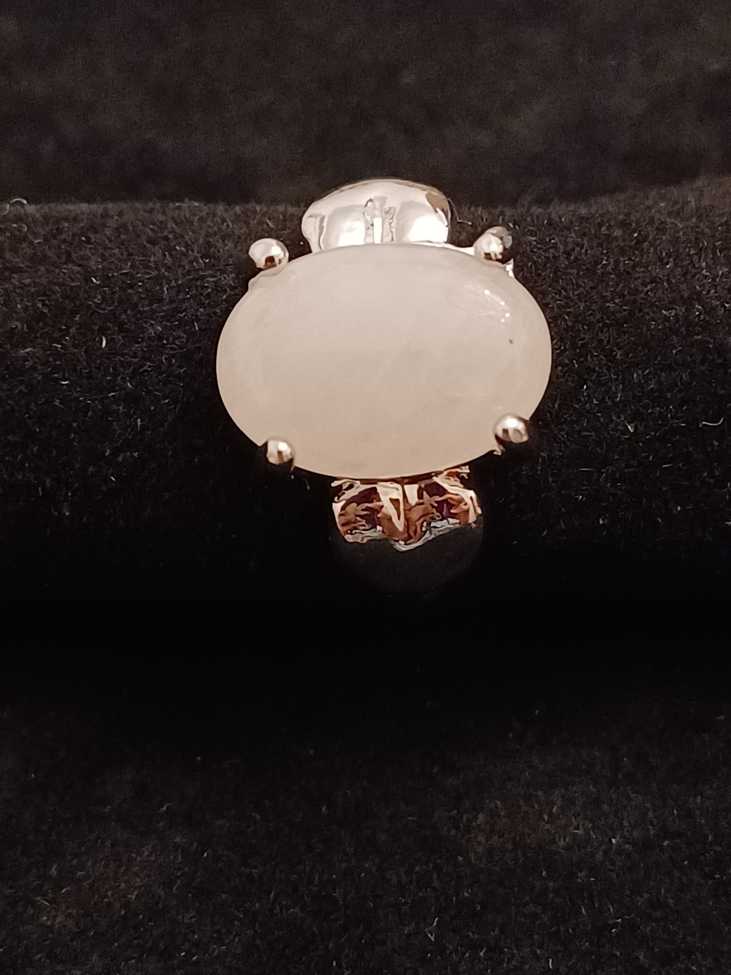 Milky Quartz Ring - Size 7