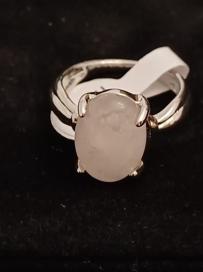 Milky Quartz Ring - Size 7