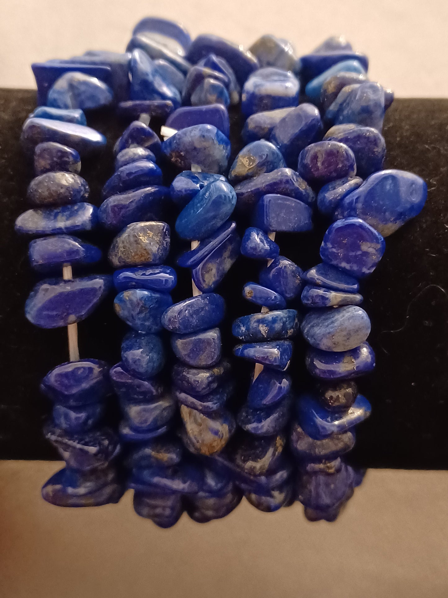 Lapis Lazuli Natural Stone Stretch Bracelet