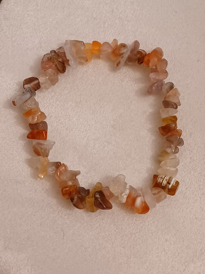 Agate Natural Stone Stretch Bracelet