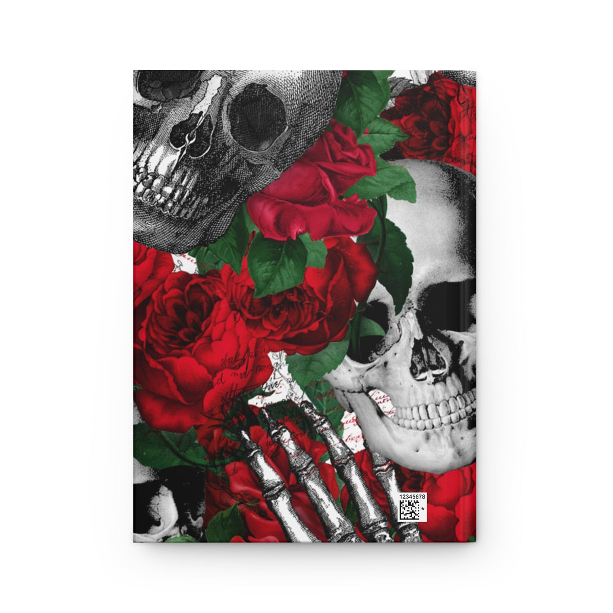 Skulls and Roses Hardcover Journal Matte